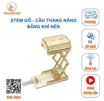 Đồ Chơi Lắp Ráp Mô Hình Cầu Thang Nâng Bằng Khí Nén - STG019