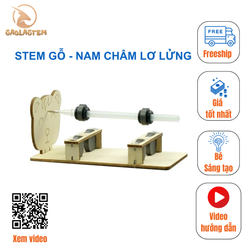 Đồ Chơi Lắp Ráp Mô Hình Nam Châm Lơ Lửng